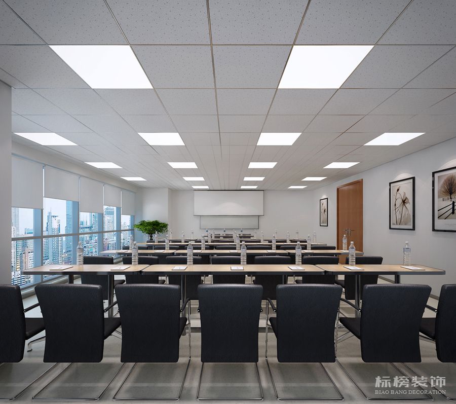 培訓室-深圳創(chuàng)維小額貸款公司辦公室設(shè)計效果圖